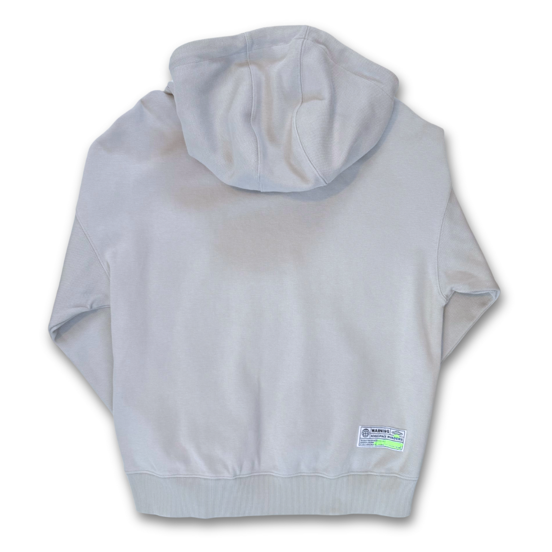 ADER Error Grey Rivet Label Hoodie (A1/M)