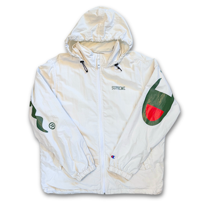 Supreme X Champion Nylon Hooded Track Jacket (XL)