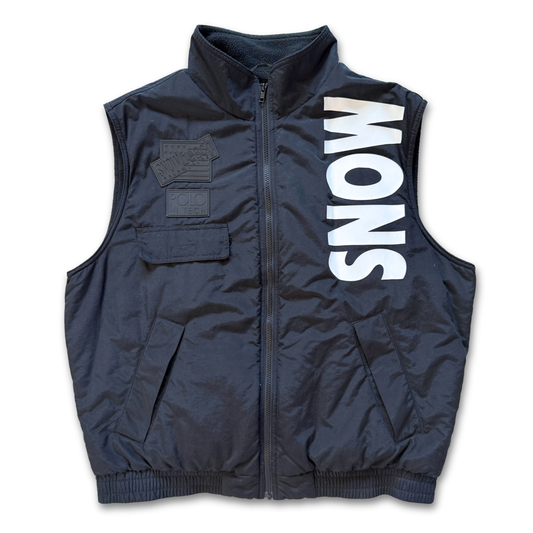POLO RALPH LAUREN SNOW BEACH ZIP VEST (XL)