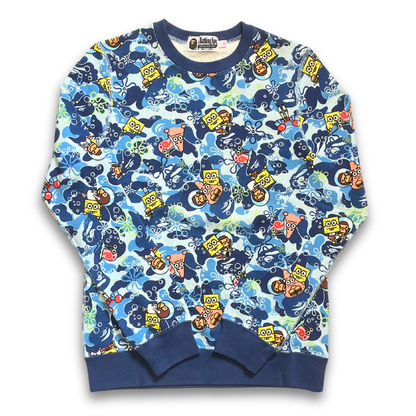 Bape x SpongeBob SquarePants l/s crewneck (XS)