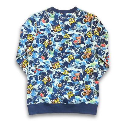 Bape x SpongeBob SquarePants l/s crewneck (XS)