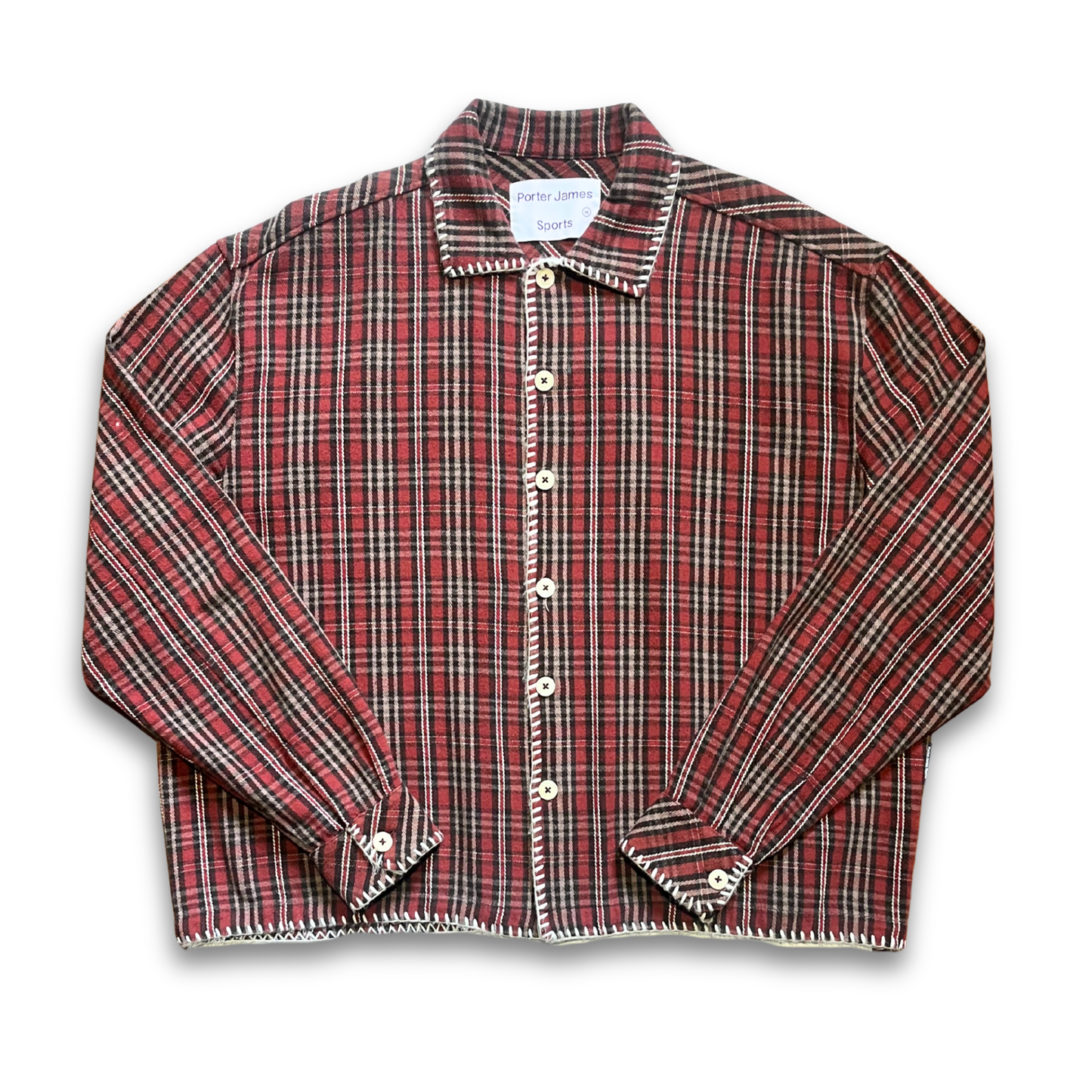 Porter James Sports Boxed Flannel Button up (M)