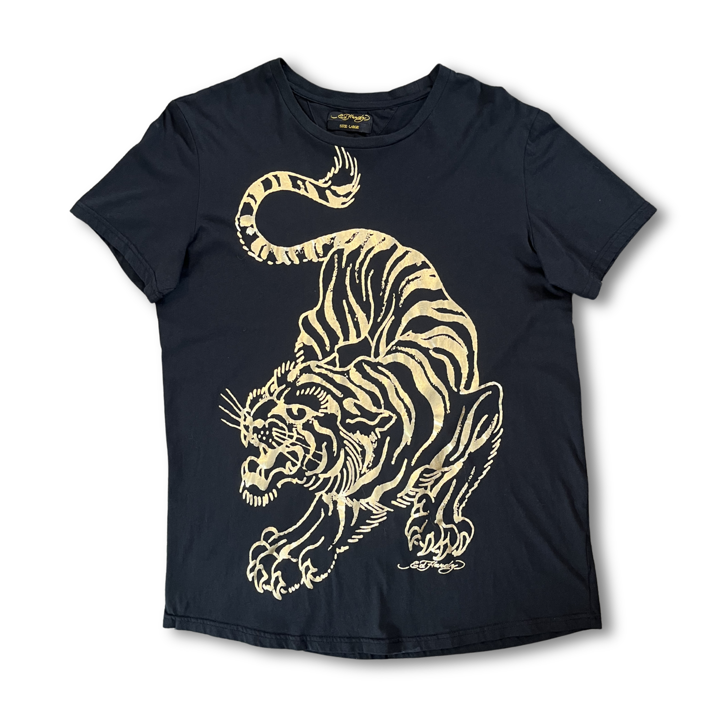 Ed Hardy TIGER-GIANT print t-shirt (L)