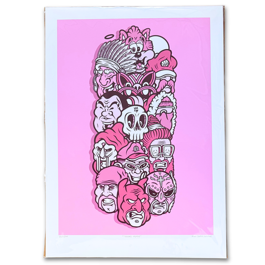 "TALKING HEADS" FINN GERRY WILSON PRINT (A2)