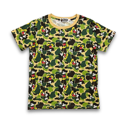 BAPE x Disney Mickey Mouse ABC Camo t-shirt (XS)
