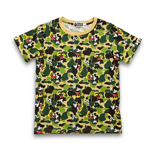 BAPE x Disney Mickey Mouse ABC Camo t-shirt (XS)