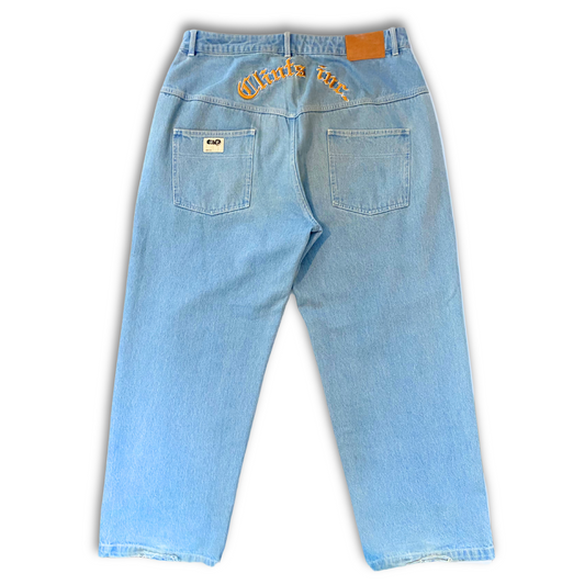 CLINTS INC BAGGY DENIM JEANS (38X31)