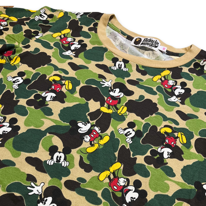 BAPE x Disney Mickey Mouse ABC Camo t-shirt (XS)