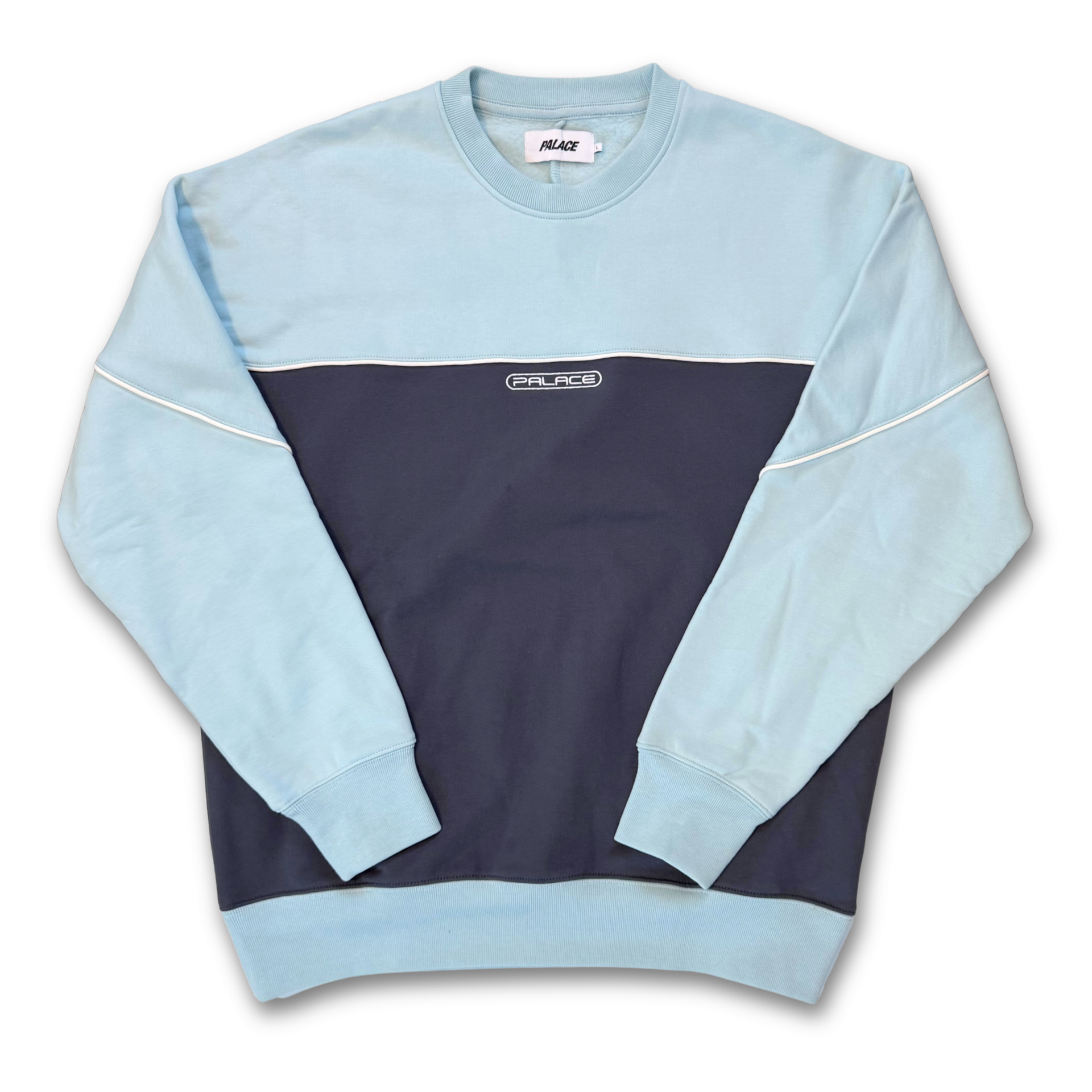 PALACE PIPED CREWNECK (L) – The World Is Omni