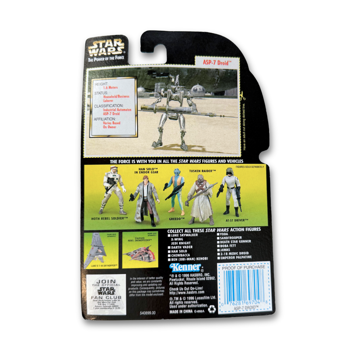 STAR WARS 'ASP-7 DROID' 1996