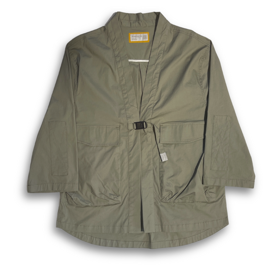 RAWROW RIPSTOP KHAKI KIMONO (L)
