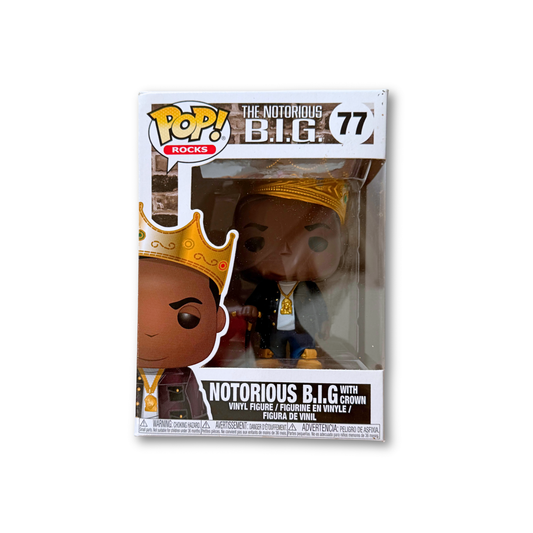 Funko Pop! Rocks : The Notorious B.I.G. Crown vinyl figure (#77)