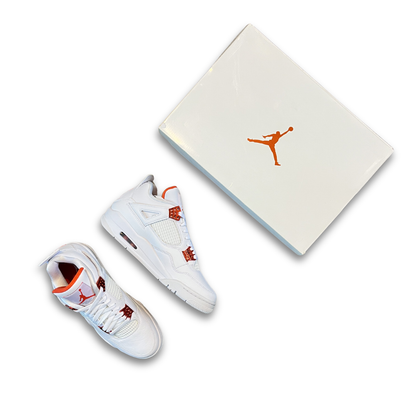 Air Jordan 4 Retro 'Metallic Pack - Orange' (US 9.5)