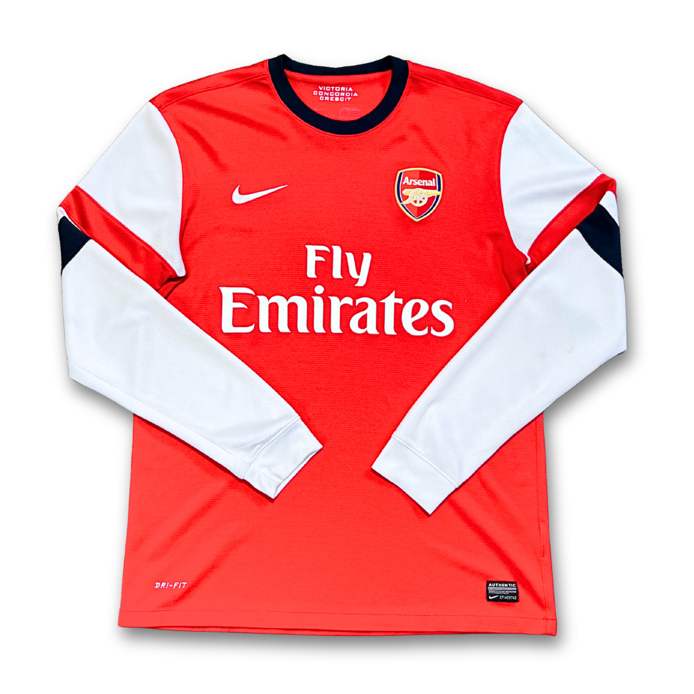 Nike Arsenal 2012-14 Home LS Football Jersey (M)