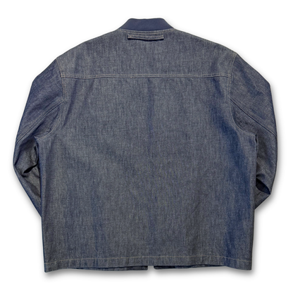 2003 Prada Luna Rossa Gore-Tex Denim Bomber Jacket (XL+)