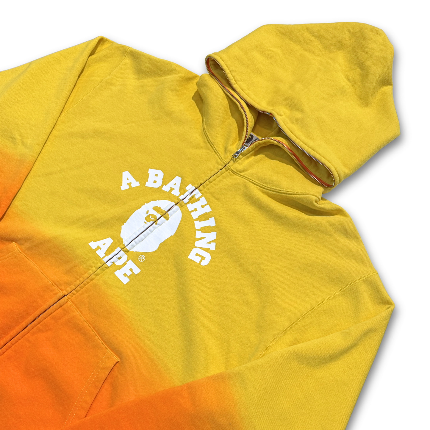 A Bathing Ape BAPE College Gradation Relaxed Fit Full Zip Hoodie