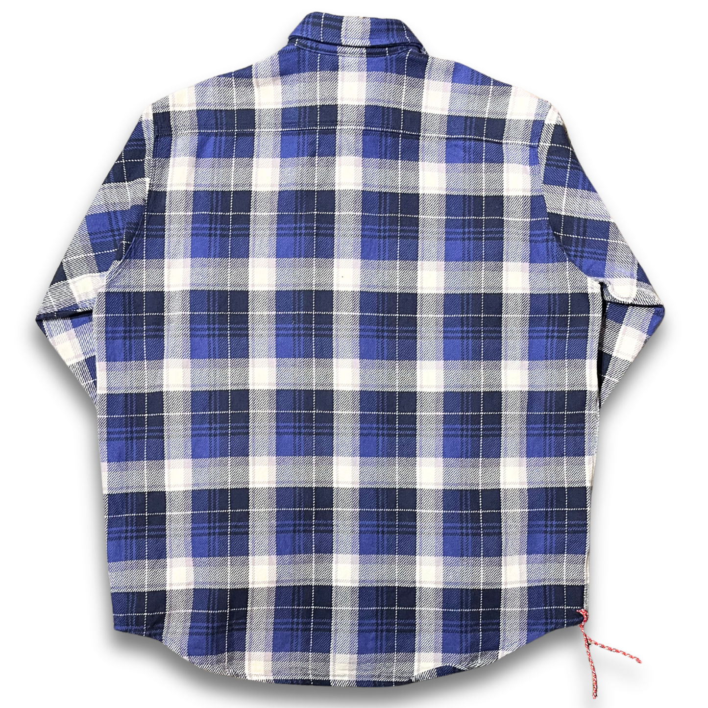 BEAMS Japan Ventilation Indigo Check Shirt (S)