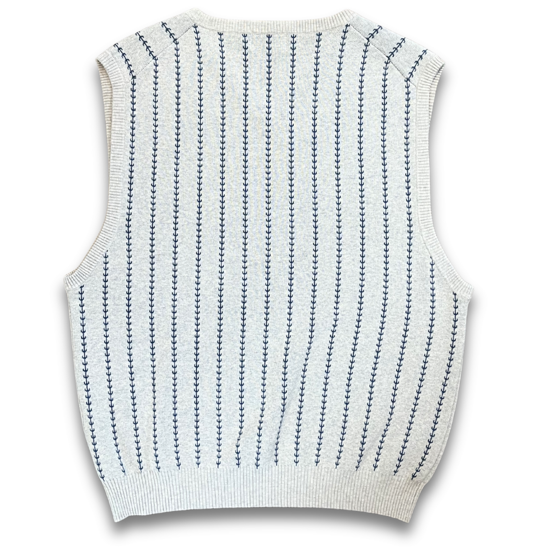 Keboz Ball Stripe knit vest (M)
