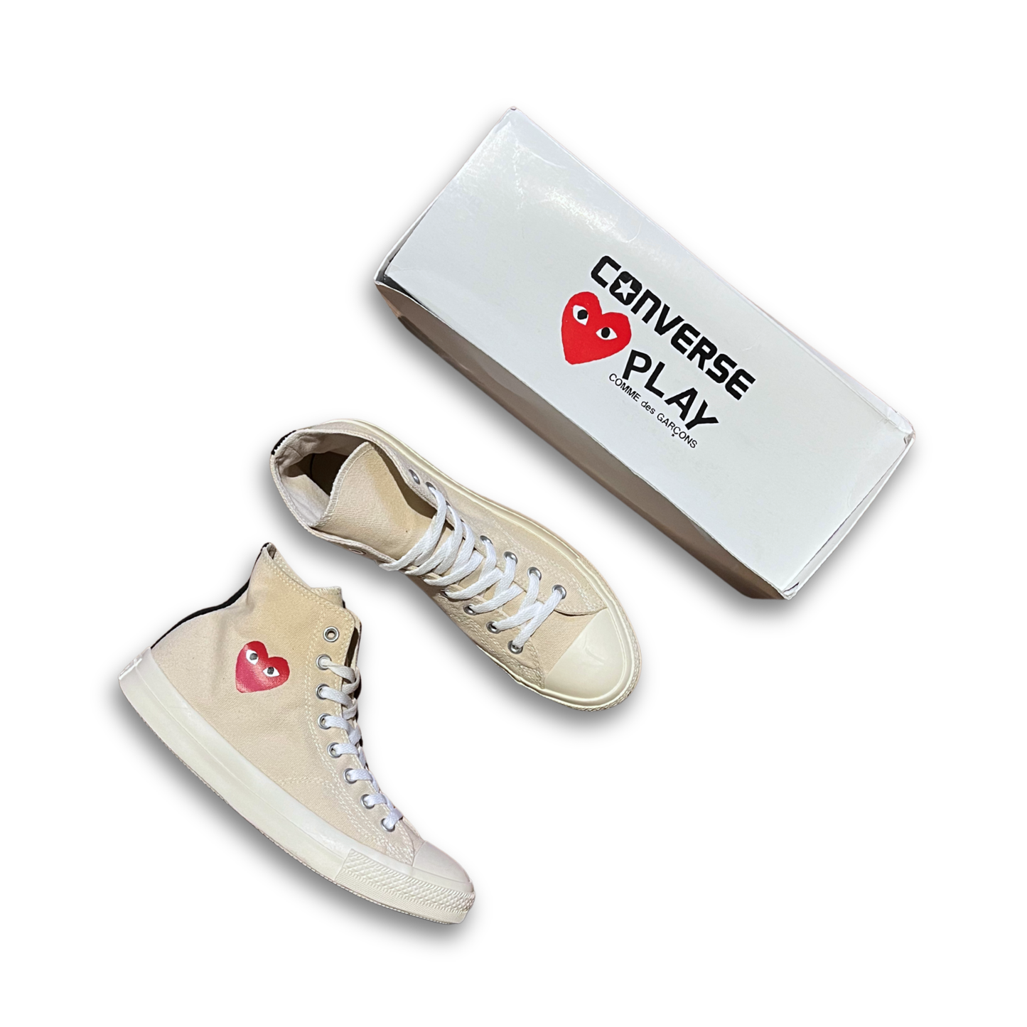 COMME DES GARCONS PLAY X CONVERSE Chuck Taylor 70 High Top (US 9)