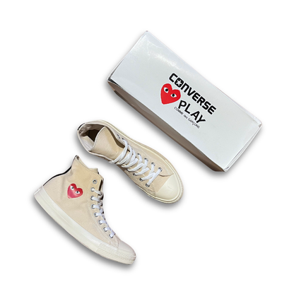 COMME DES GARCONS PLAY X CONVERSE Chuck Taylor 70 High Top (US 9)