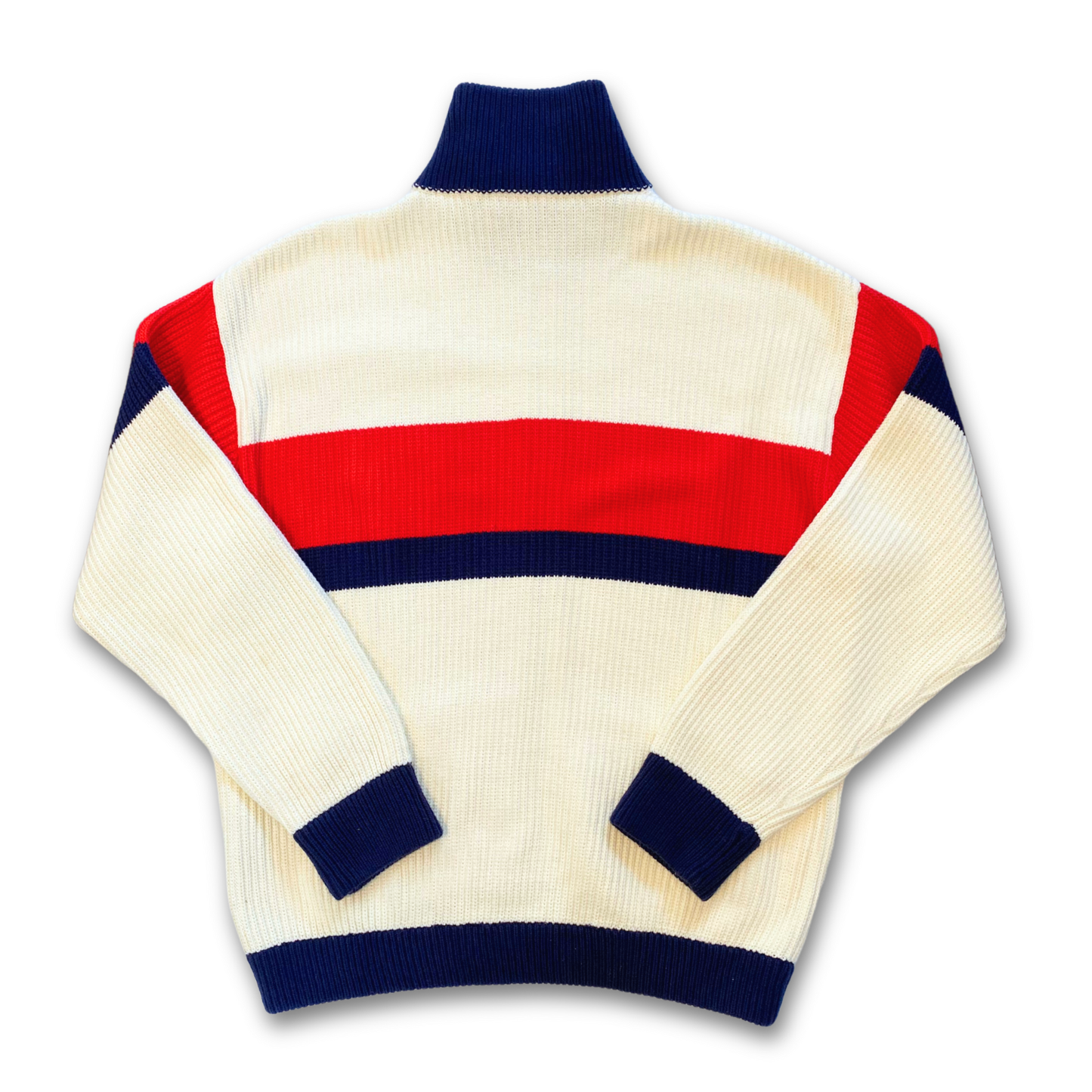 VINTAGE KNITTED GUCCI ZIP UP (L)