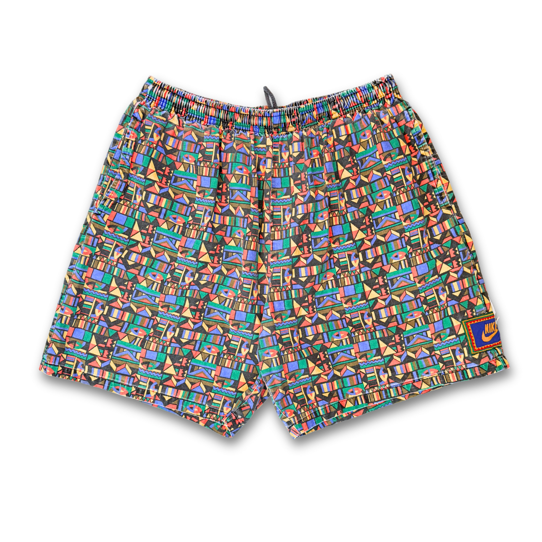 90’S NIKE AZTEC SHORTS (32”+)