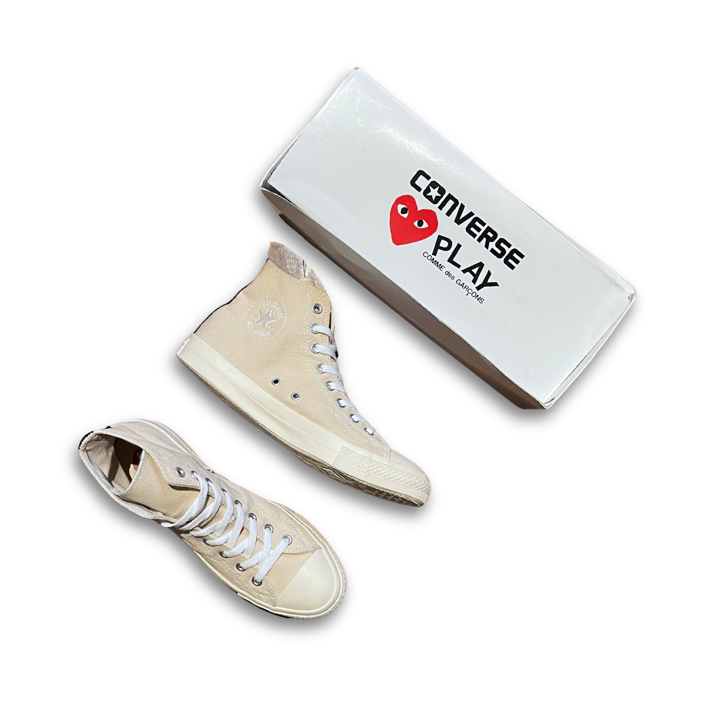 COMME DES GARCONS PLAY X CONVERSE Chuck Taylor 70 High Top (US 9)