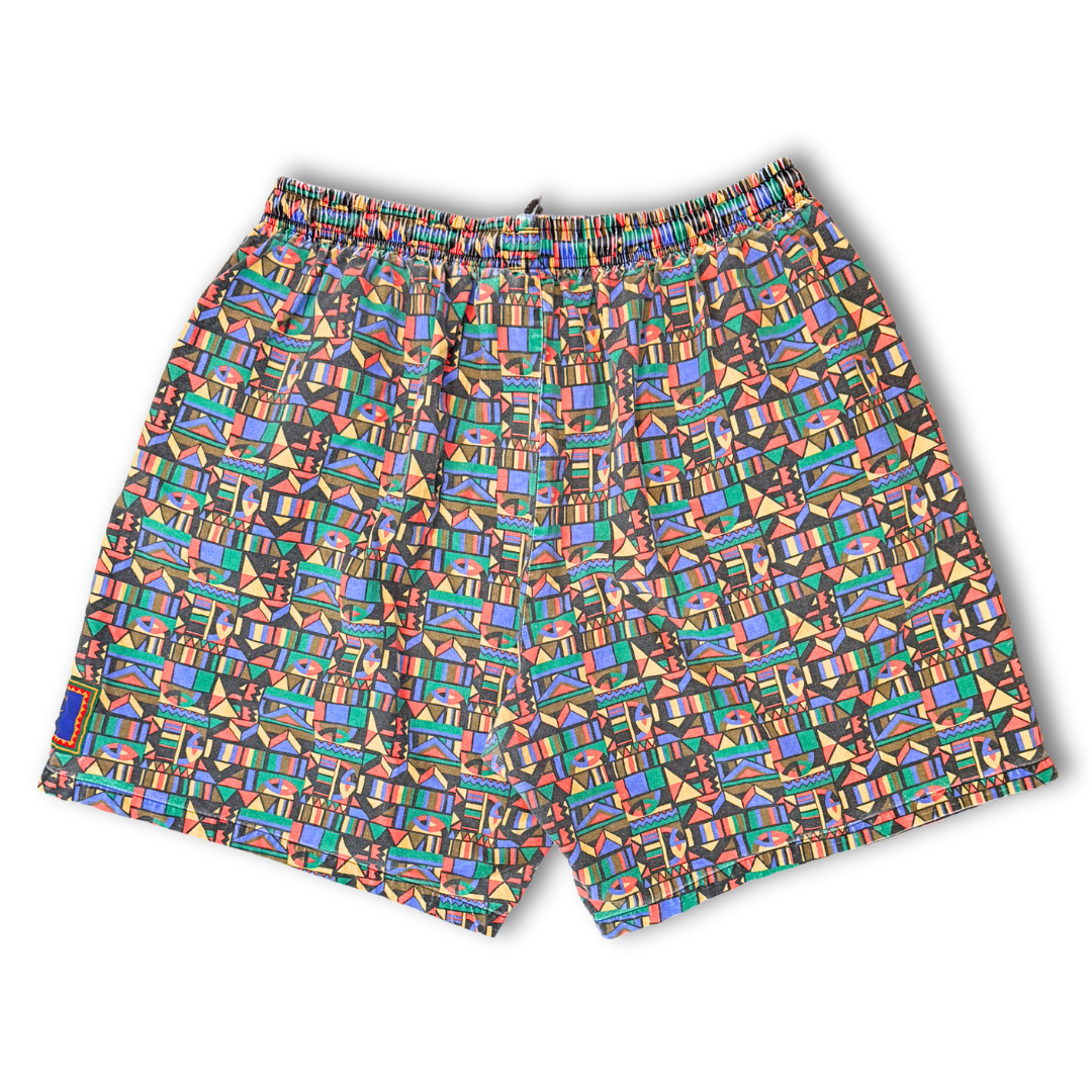 90’S NIKE AZTEC SHORTS (32”+)