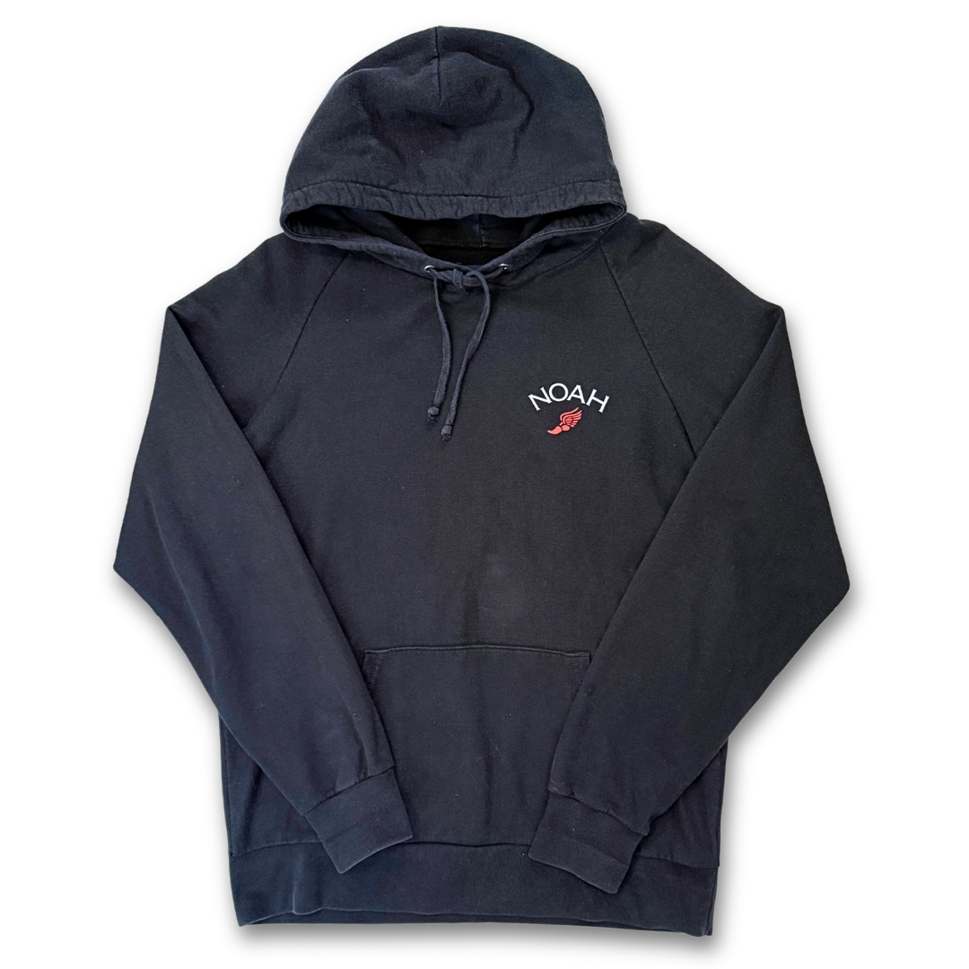 Noah NYC Black Winged Foot Hoodie (M)