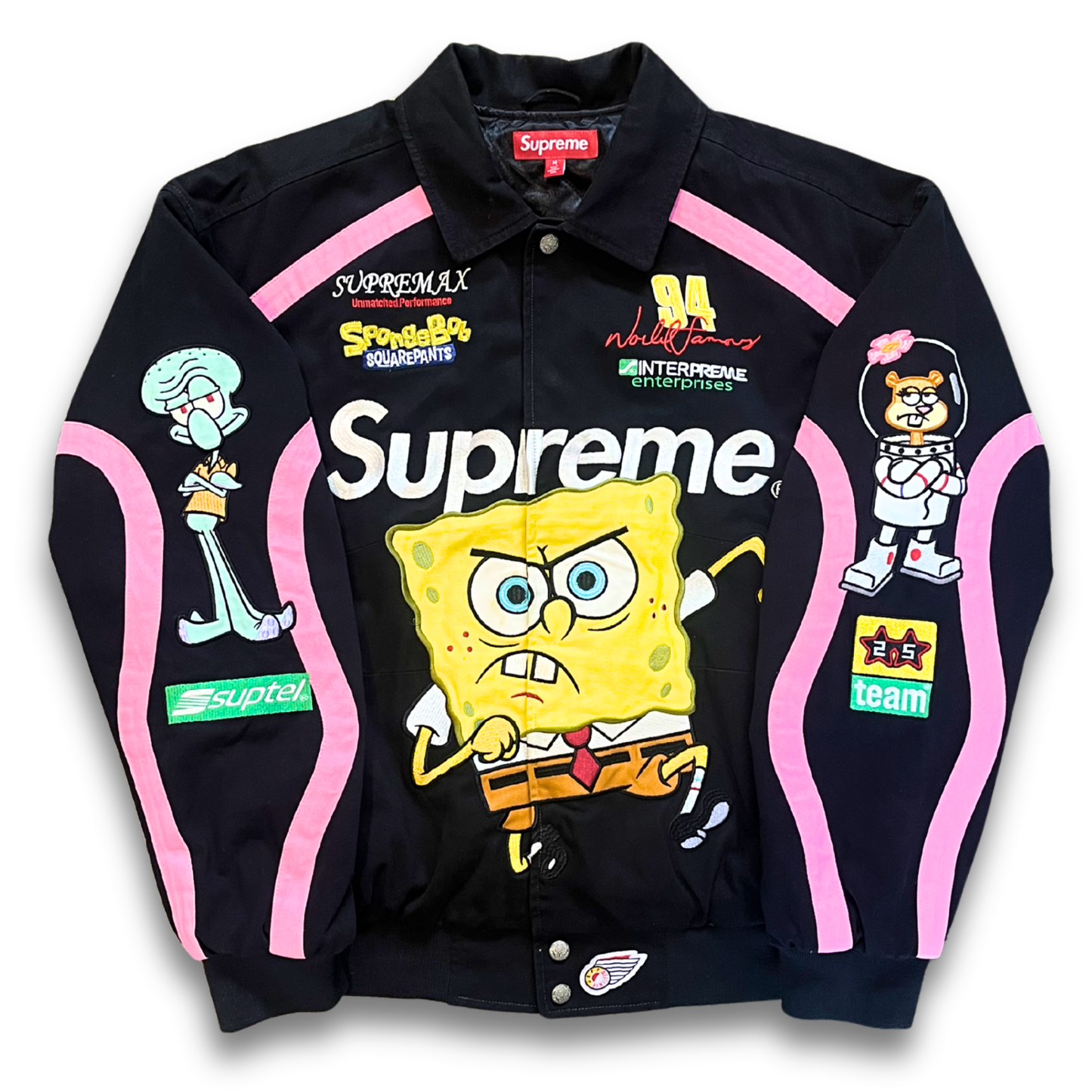 Supreme x SpongeBob SquarePants Jeff Hamilton Racing Jacket (M)