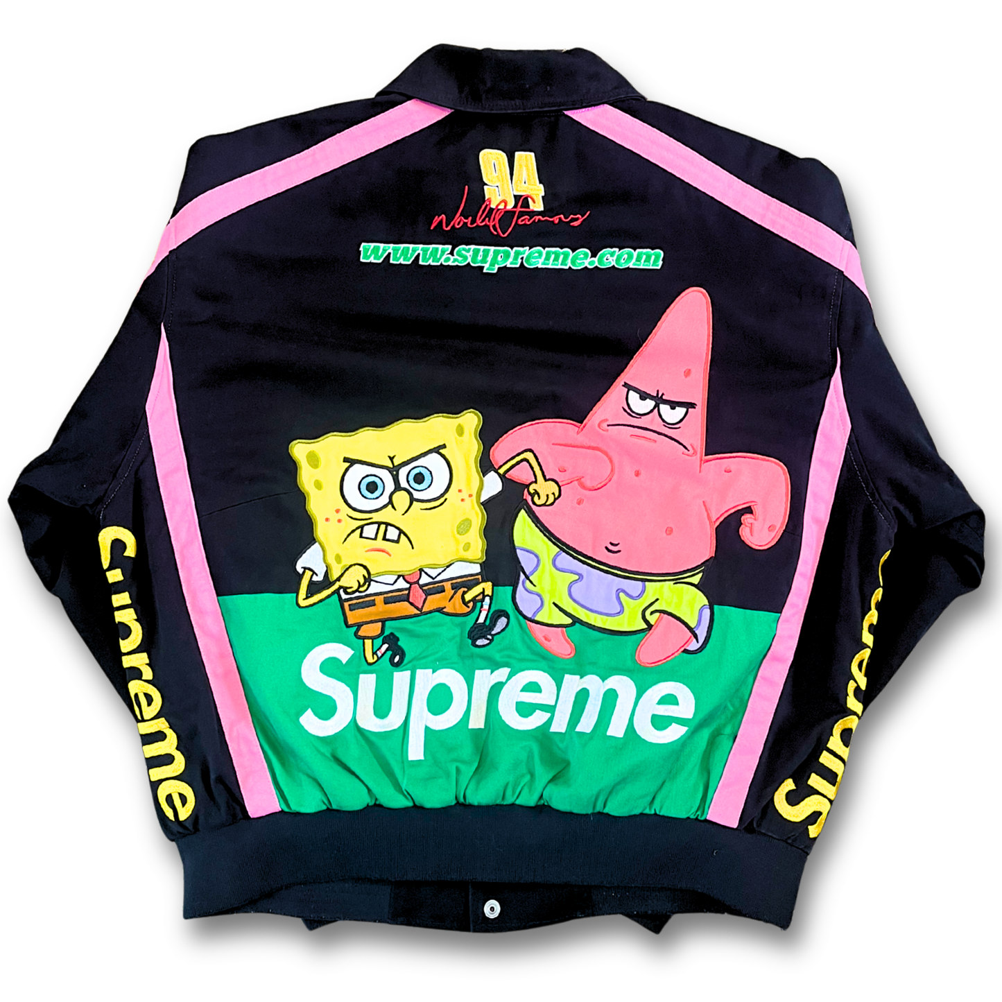 Supreme x SpongeBob SquarePants Jeff Hamilton Racing Jacket (M)