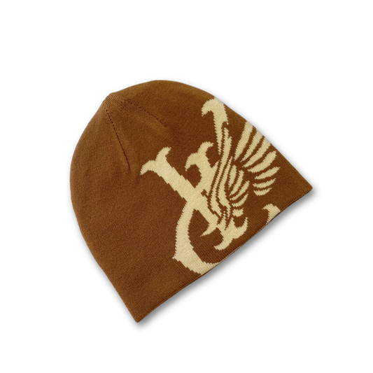 VIC BEANIE BROWN/BEIGE