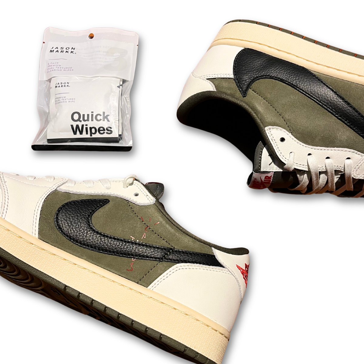 Air Jordan x Travis Scott 1 Low OG 'Medium Olive' (US 12.5)
