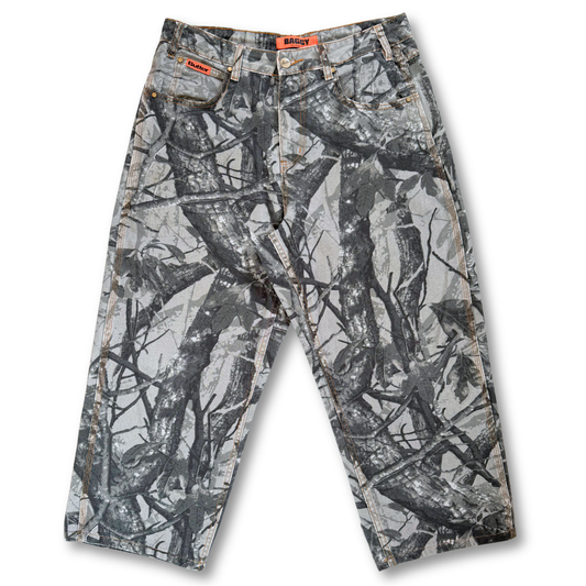 BUTTER 'BAGGY' Foliage Camo JEANS (32X24)
