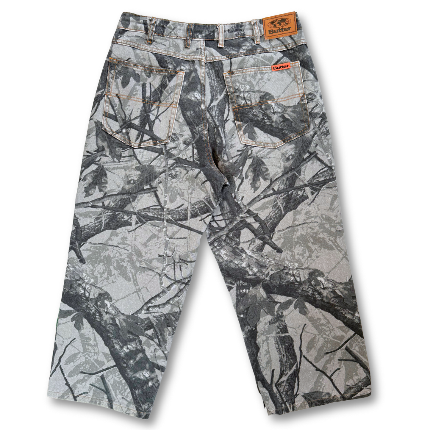 BUTTER 'BAGGY' Foliage Camo JEANS (32X24)