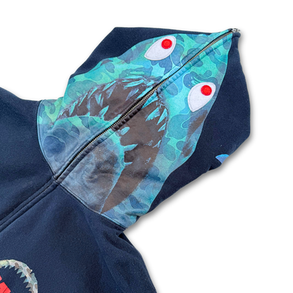 Bape x Jaws Shark Full-Zip Hoodie (S)