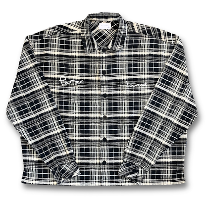 Porter James Boxed flannel button up shirt (M)
