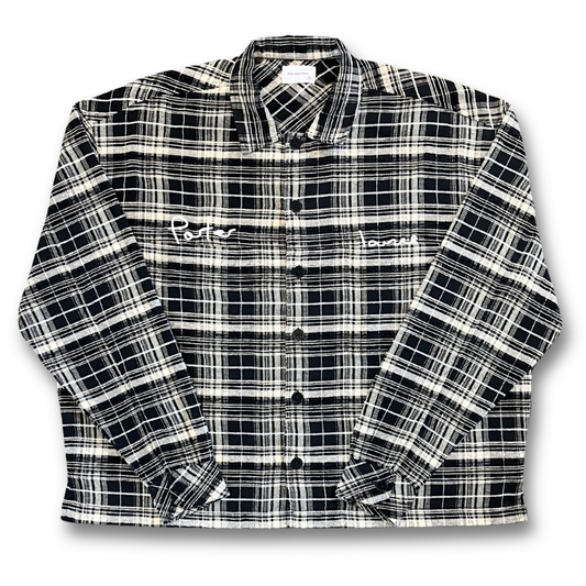 Porter James Boxed flannel button up shirt (M)