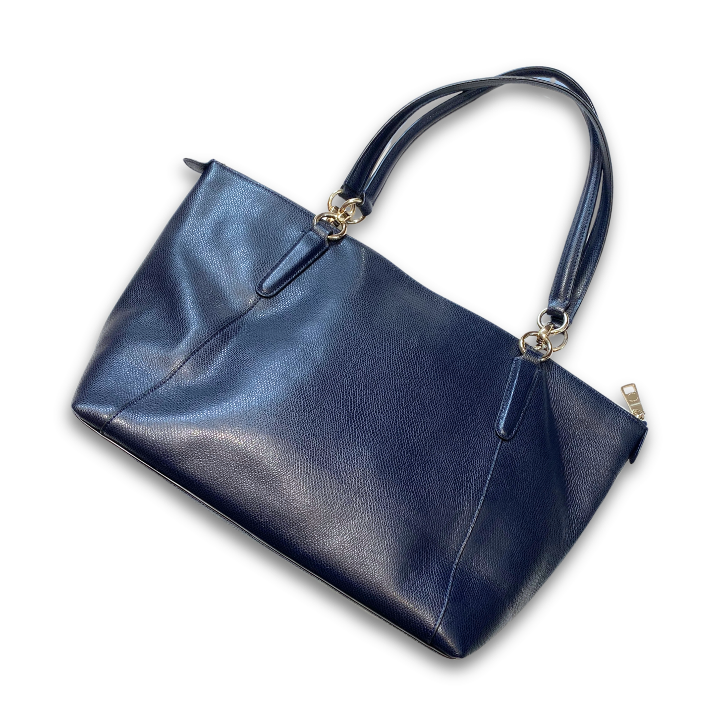 COACH AVA TOTE BAG IN NAVY