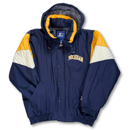 90s Michigan Wolverines Starter Jacket (XL)