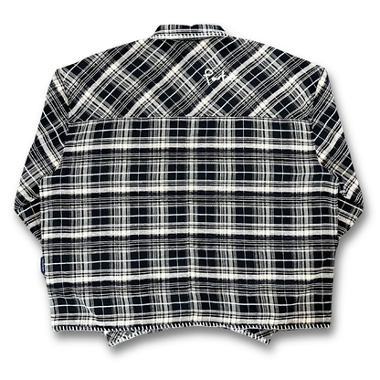Porter James Sport white stitch button up (M)