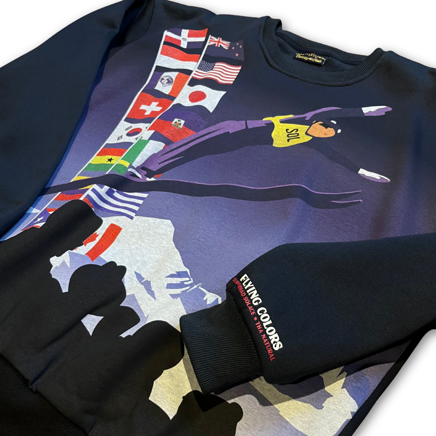 Superbad Solace × Overlooking the Hudson Crewneck (M)