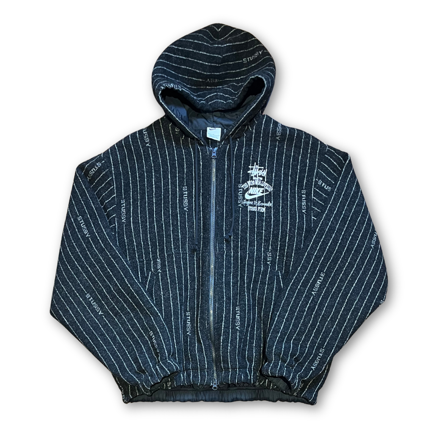 Nike X Stüssy Stripe Wool Jacket (L)