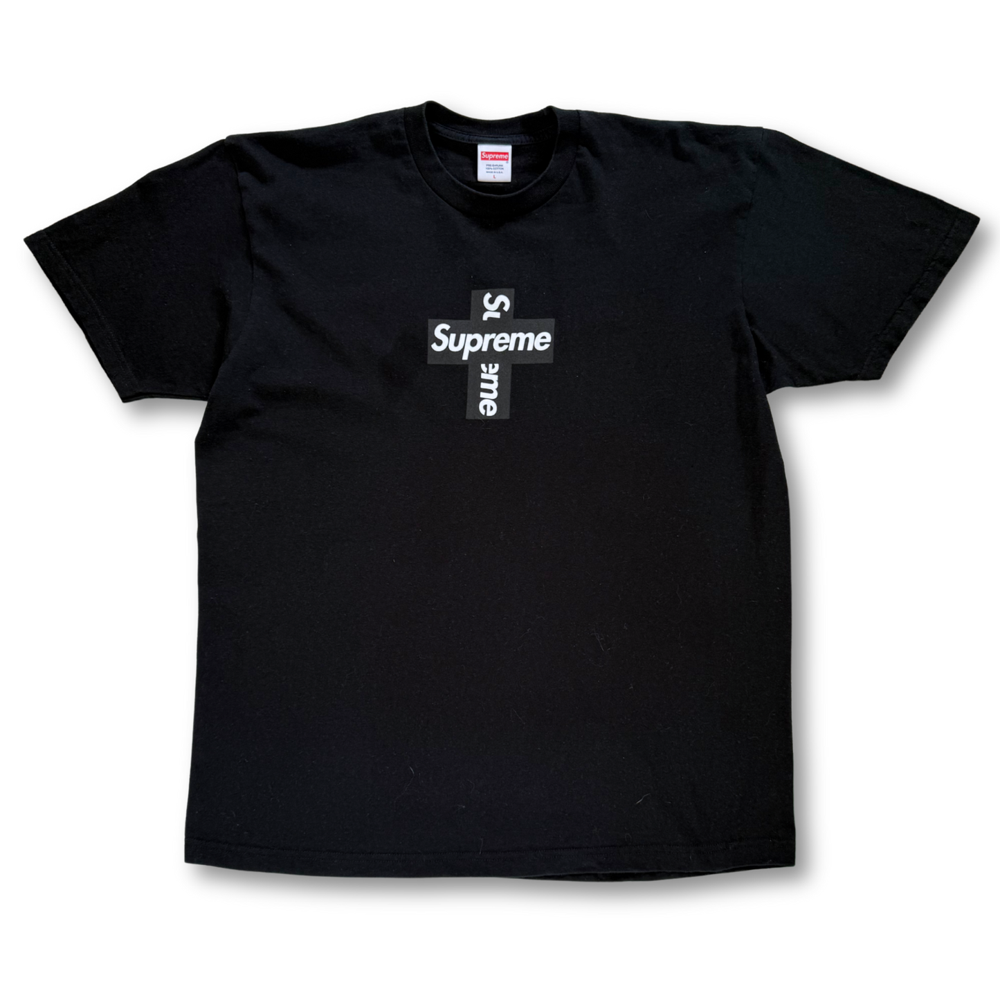 Supreme Cross Box Logo Tee (L)