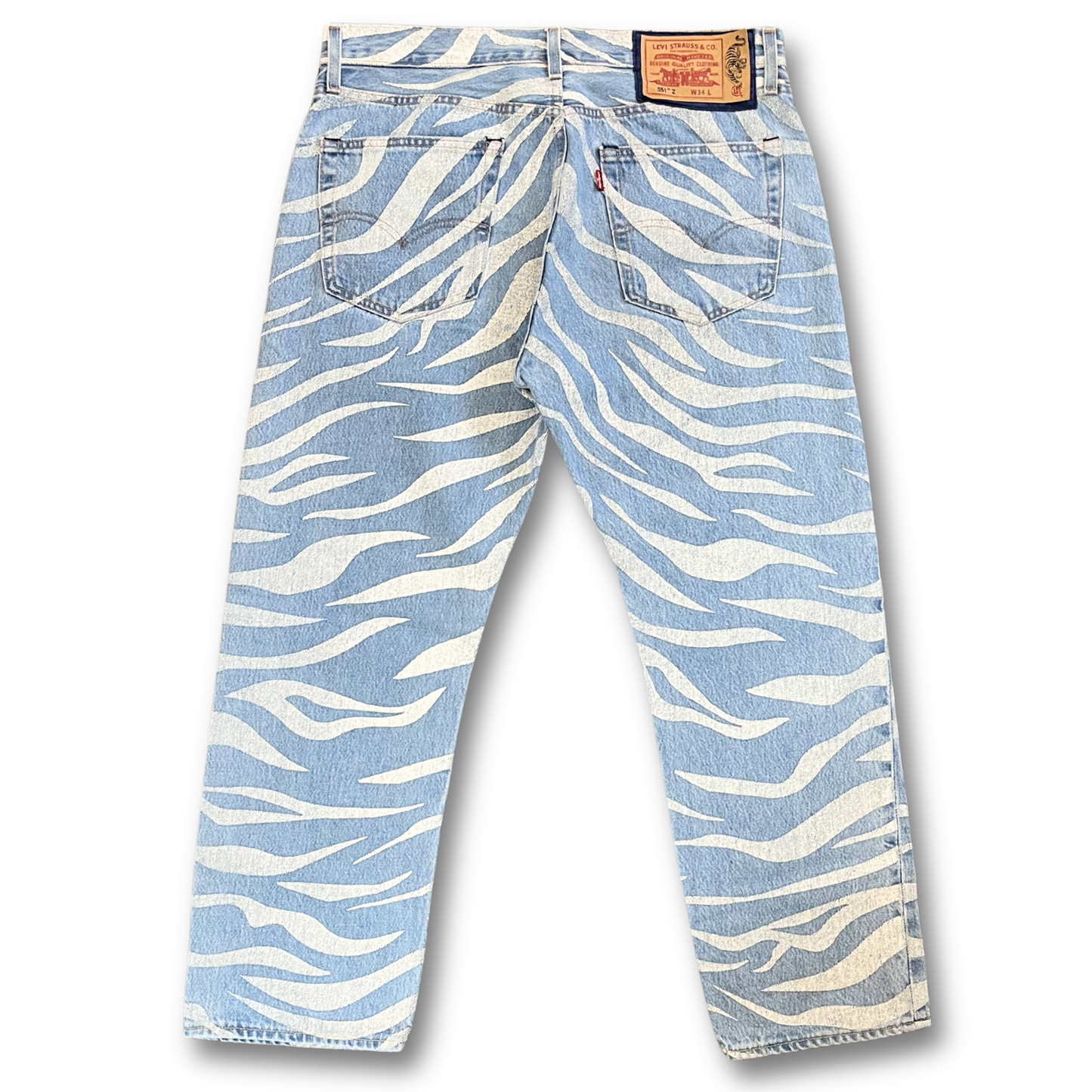 Levi's x CLOT Tiger Print Denim Jeans (34")