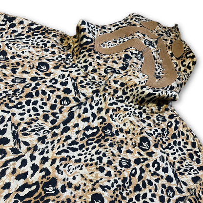 BAPE Wild Leopard Pattern Shark Full Zip Hoodie (M)