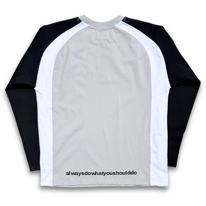 ALWAYS DO WHAT YOU SHOULD DO "ANIMAL" LONGSLEEVE TEE (M)
