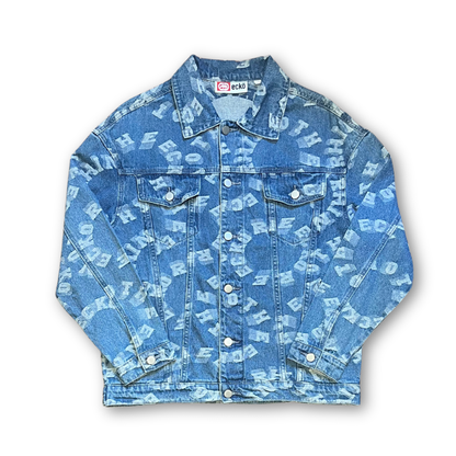 Ecko Circle Monogram Denim Jacket (S/M)