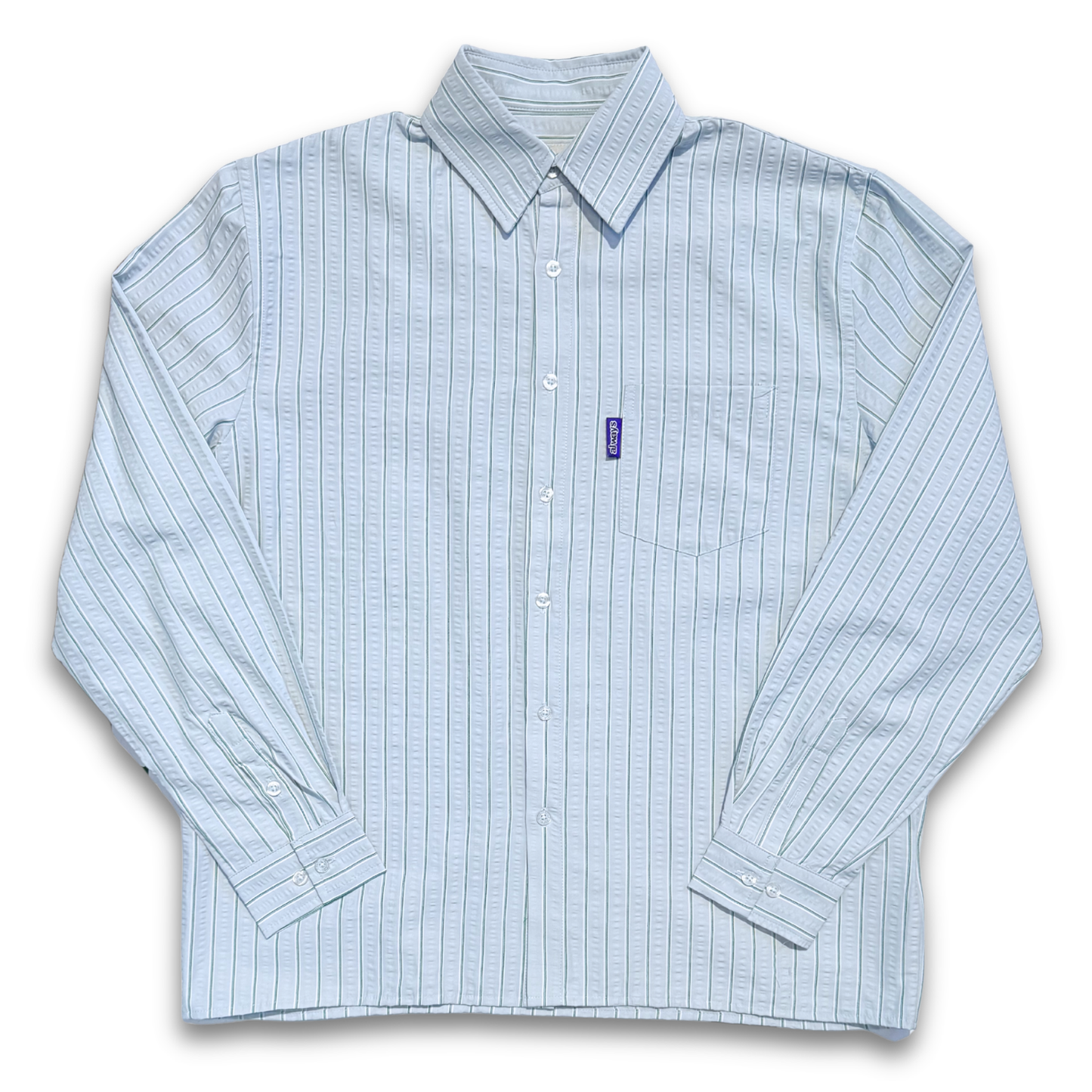 ALWAYS DO WHAT YOU SHOULD DO "BUSINESS LEISURE" BUTTON UP SHIRT (M)