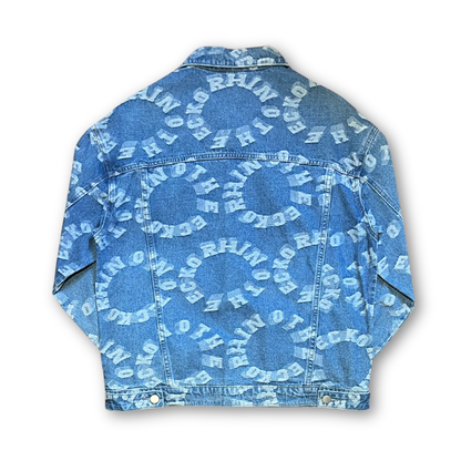 Ecko Circle Monogram Denim Jacket (S/M)